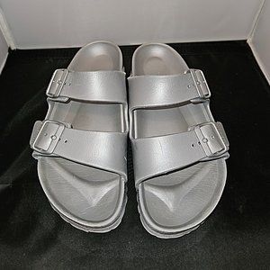 Birkenstock Arizona EVA Silver Sandal ~ EU 39/US 9 Woman's